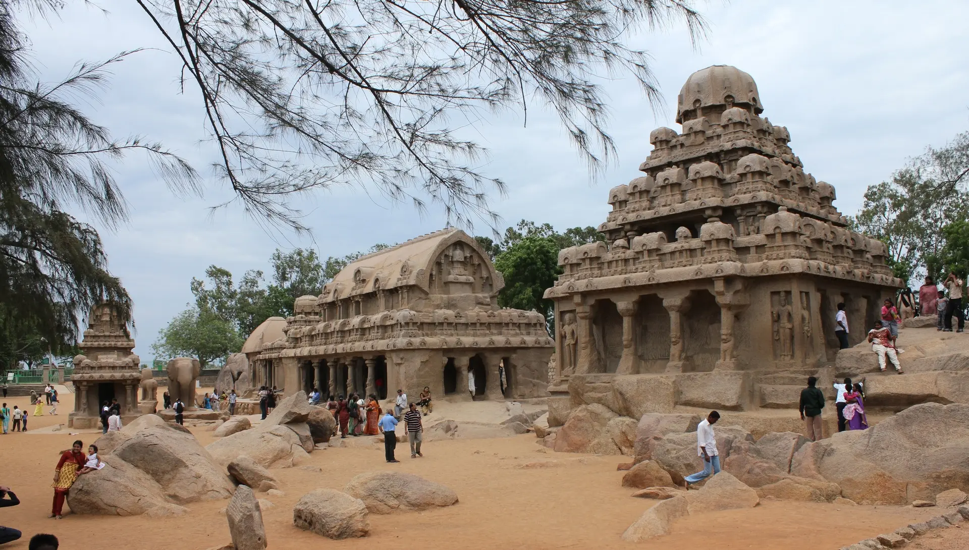 Indien_Mahabalipuram_Five-Ratha