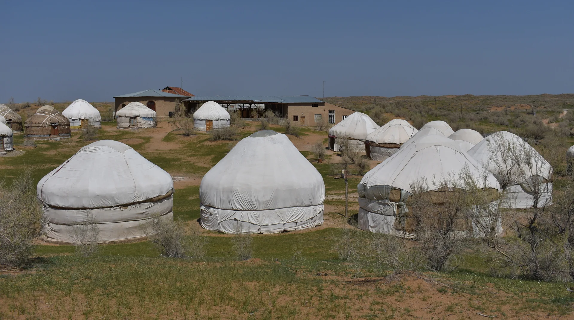 Usbekistan_Jurtenlager_Qizilqum-Desert